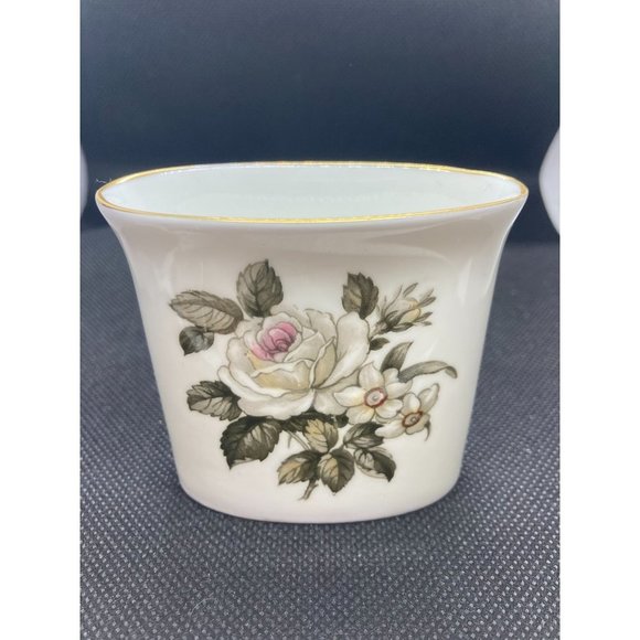 Vintage Royal Worcester Fine Bone China Cigarette Match Toothpick Holder - Picture 2 of 6